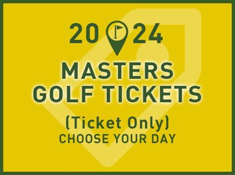 2024 masters tickets price.